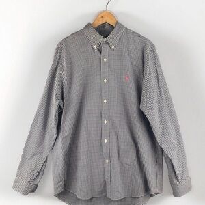 Ralph Lauren Black and White Gingham Shirt